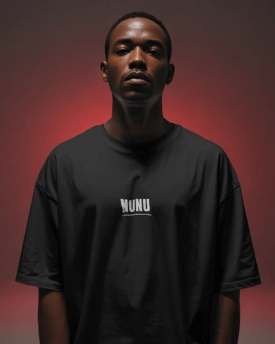 NUNU DROP 002 Hero TEE Black Rum